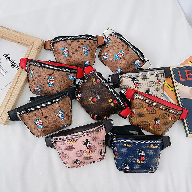 

Wholesale Children Chest Bags Kids Cartoon Waist Bag Fanny Pack for boys and Girls