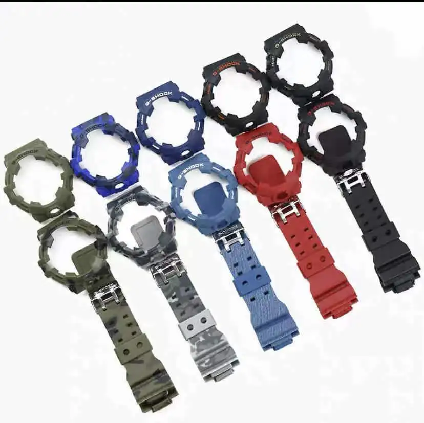 

China manufacturers directly sales colorful resin for casio GA700 710 g shock strap, Optional