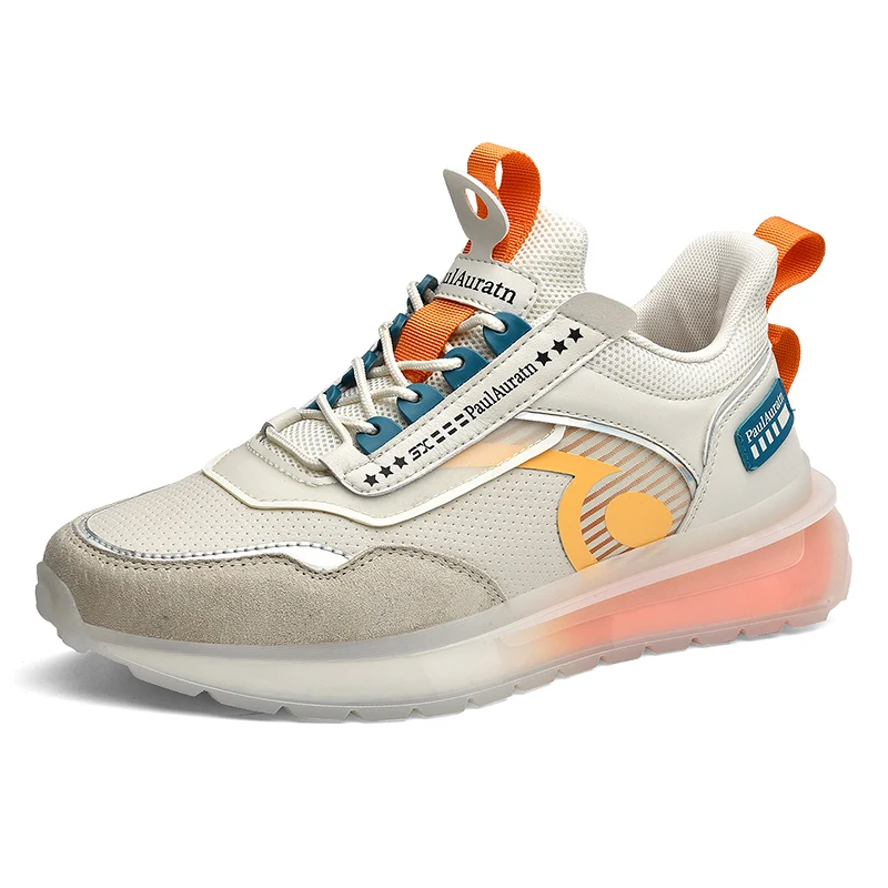 

Logo Custom Fashion Trend Lightweight Sneakers Men Breathable Running Sports Shoes oem running shoes design your own brand