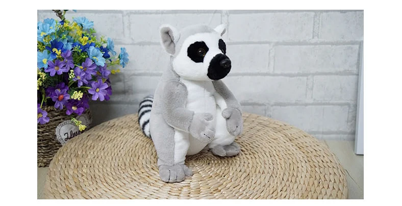 Simulation Animal Ring-tailed Lemur Plush Stuffed Toy