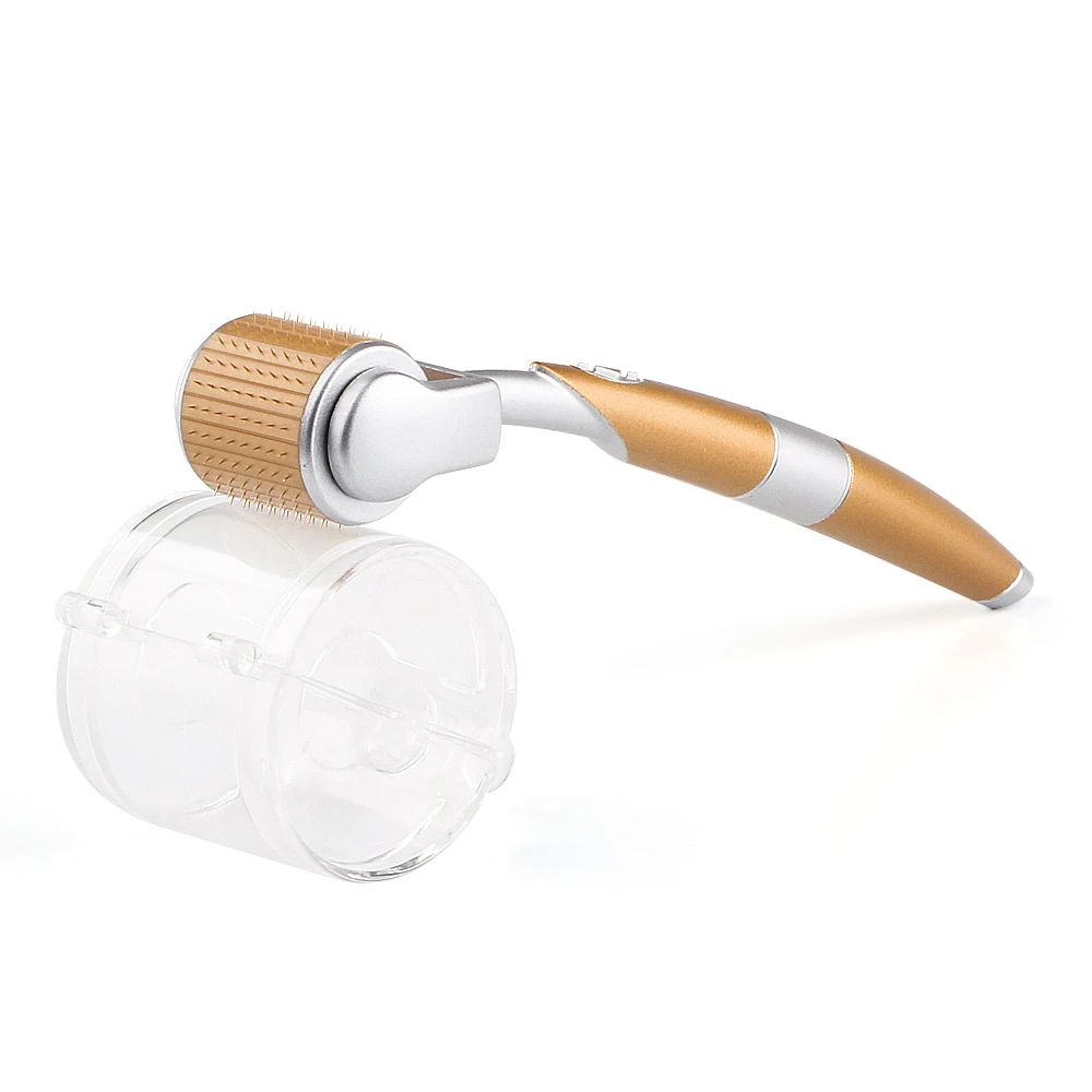 

Roller 192 Amazon Best Selling Home Use Microneedle Derma Roller Gold Disk Needles Medical Grade Therapy Dermaroller