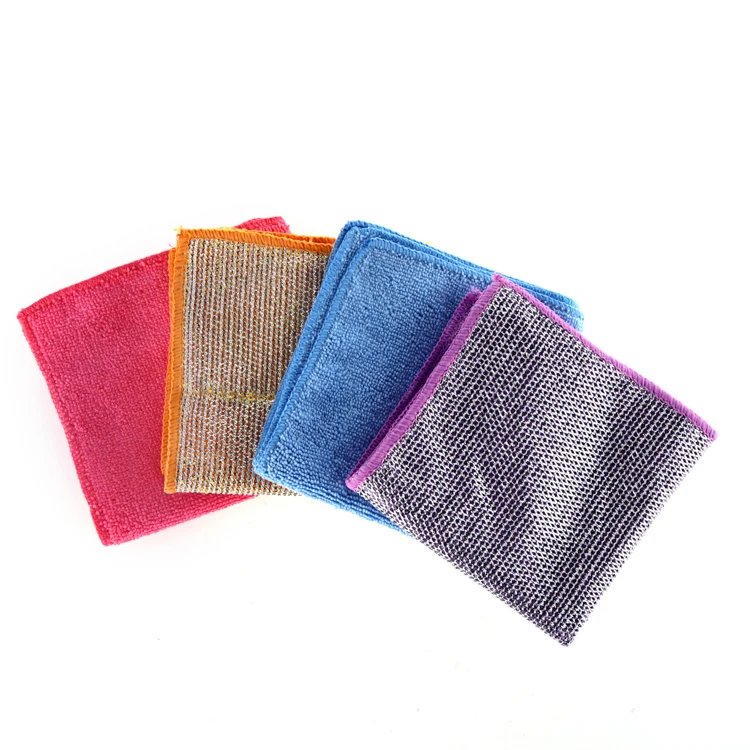 

Wholesale Powerful Cleaning Kitchen Towel 30*30CM Kitchen Rag Cotton Kitchen Towels Cotton Dish Rag, As pic show