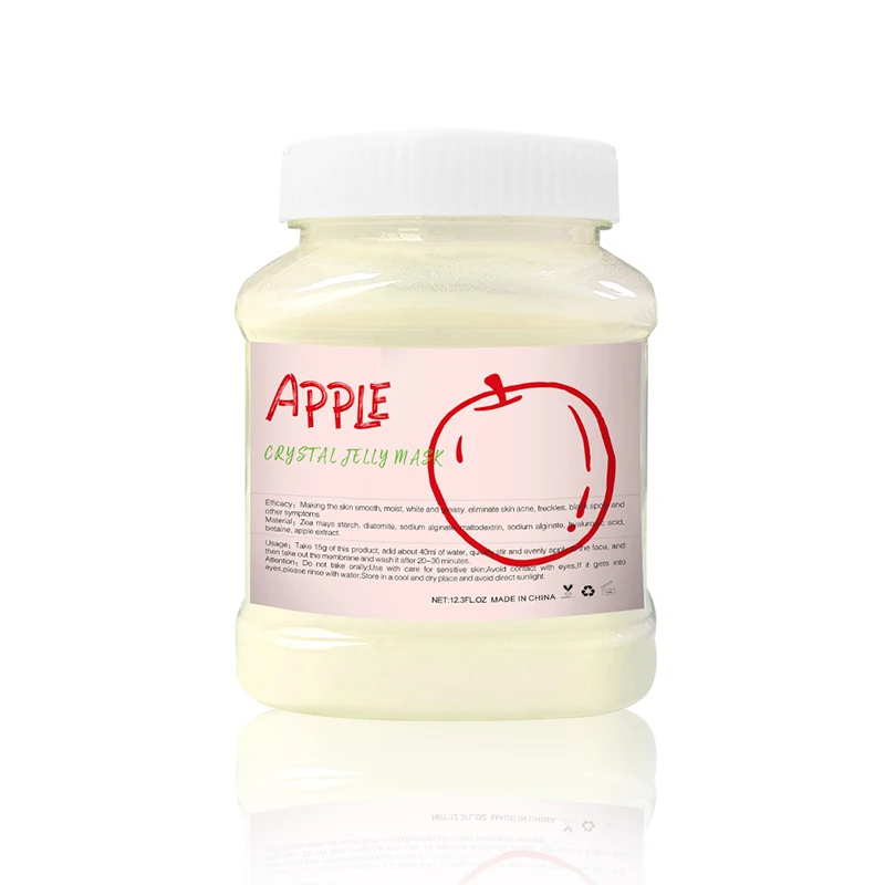 

HXY OEM ODM Private Label Organic Natural Apple Clay Modeling Whitening Mask Facial Powder Jelly Hydro Jelly Mask Powder