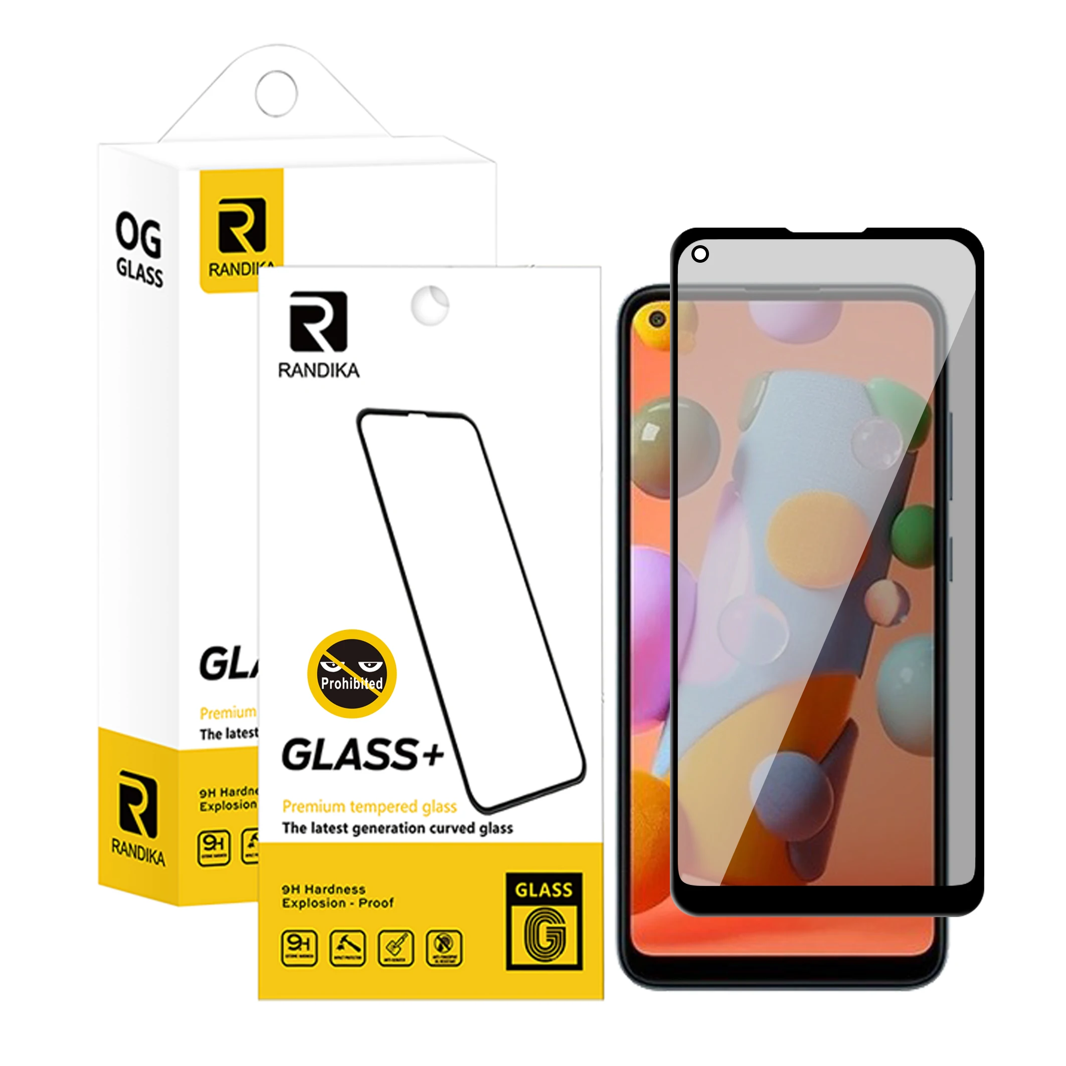 

Best Quality New 9H Privacy Tempered Glass Screen Protector for Anti-Peeping Screen Screen Protector for Samsung