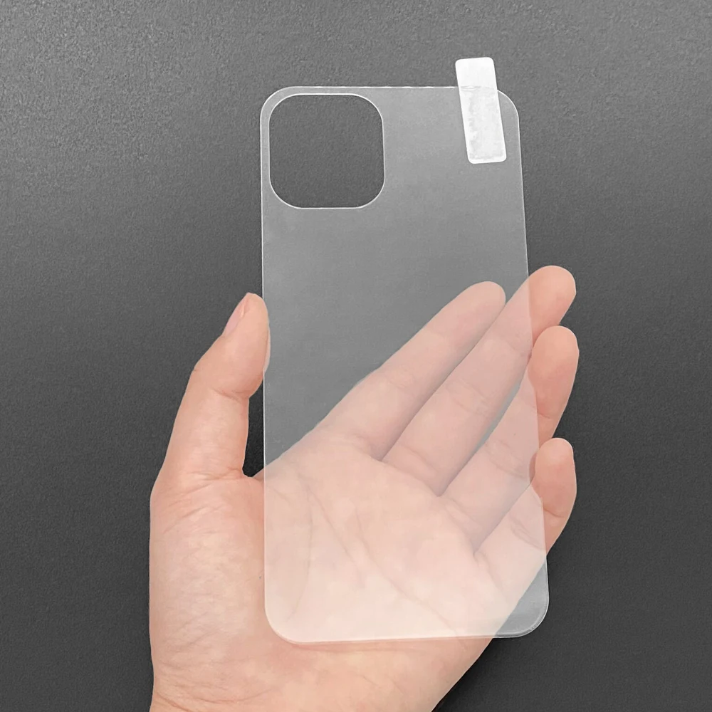 

HD Clear Full Coverage Protective Back Screen Protector Film For iPhone 12 Pro Max, Transparency 99% color