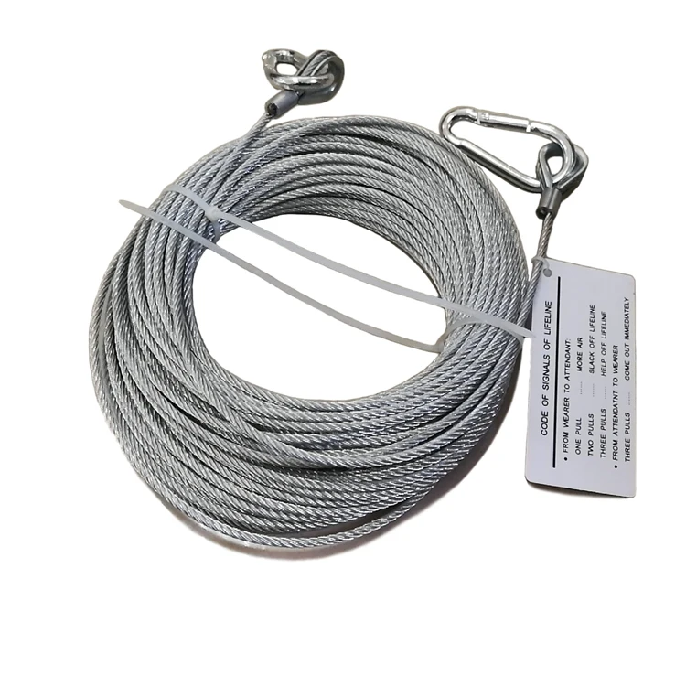 SOLAS Escape Emergency Rope Fireproof Lifeline 30m for Fireman