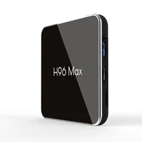 

Top Selling H96 Max X2 Smart Android 8.1 TV Box S905X2 4GB DDR4 32GB ROM 2.4G/5G WiFi BT4.0 Google Voice Control Android TV box