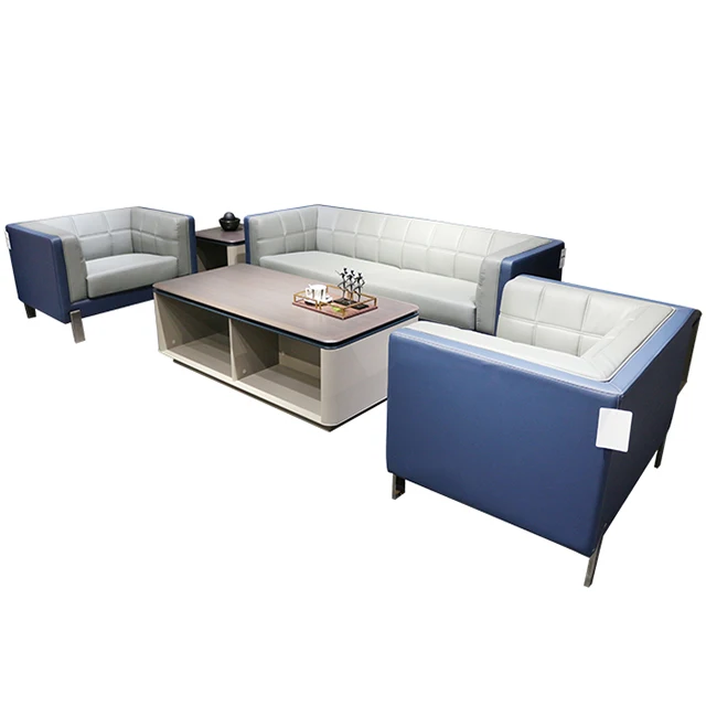 
Newest Modern design leather sofa office chair Customization Colourful office reception sofa 