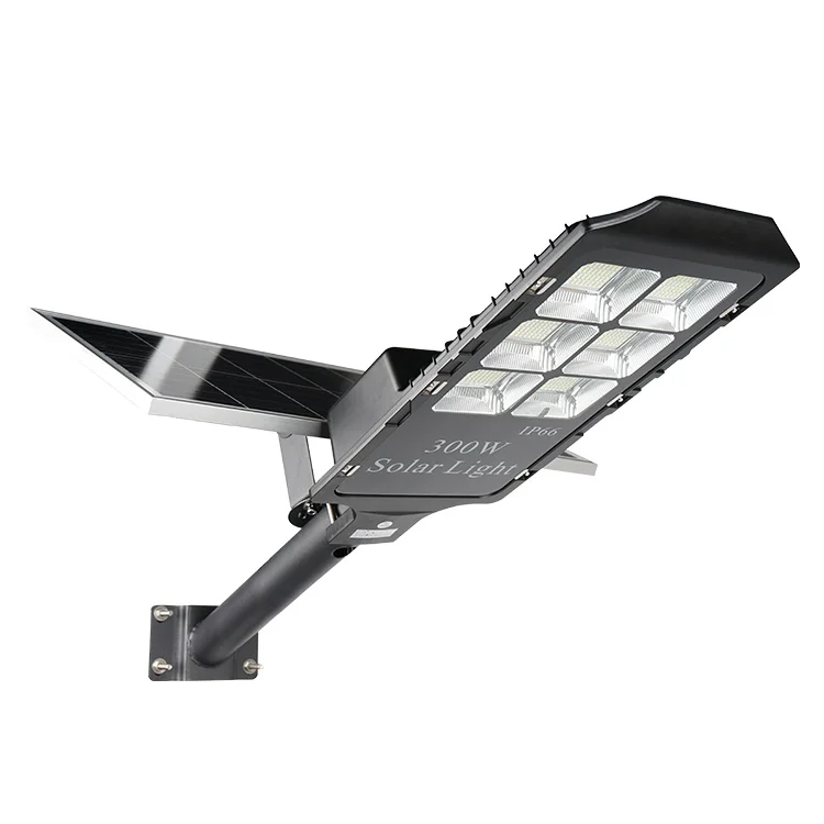 High brightness ip65 outdoor waterproof aluminum 100w 300w 150w integrated led solar street lamp