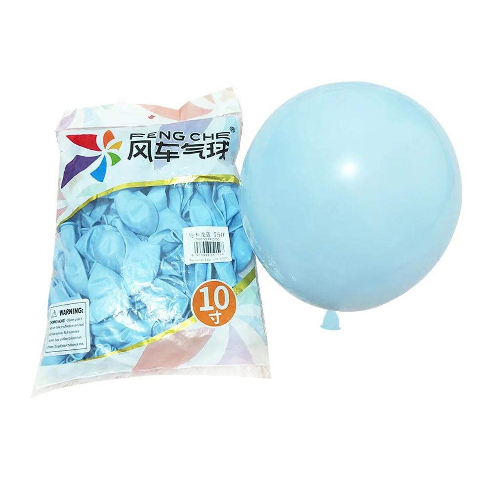 

100pcs10 inches Latex Helium Macaroon Colors Balloon Assorted Pastel Macaron Birthday Party Ballon