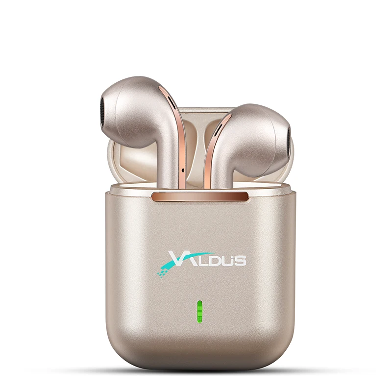 

Valdus V2 private label brand special color amazon hot selling mini invisible true stereo wireless earbuds blue tooth earphone, 4 colors white/black/green/golden