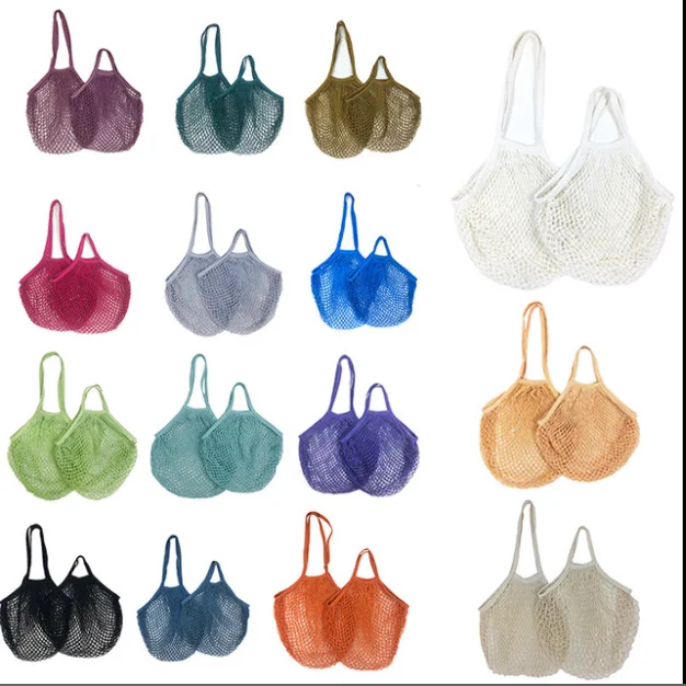 

Top selling vegetable fruits grocery mesh drawstring bag