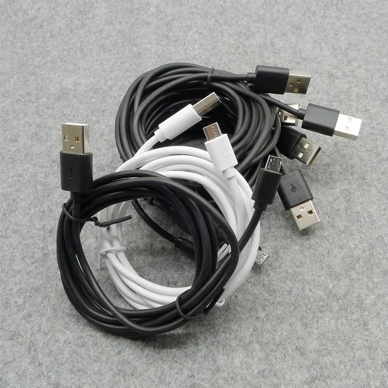 

USB Cable 3ft 6ft 10ft Amazon Best Sell Charging Cable USB 1m 2m 3m Phone Charger Cable for iPhone, Black , white