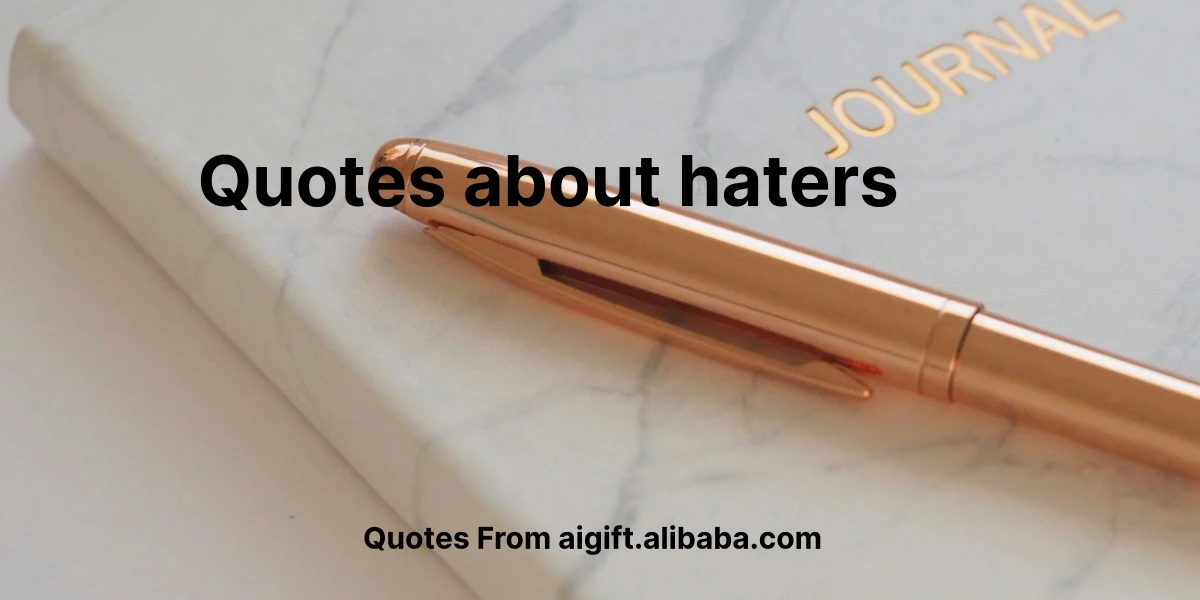 quotes about haters