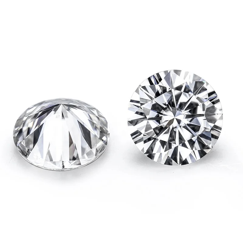 

Super White VVS Round Shape D Color Loose Moissanite Stone
