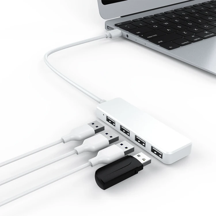 

USB 3.0 Splitter With One Pull Four Expansion 4-Port Hub Converter, Support oem