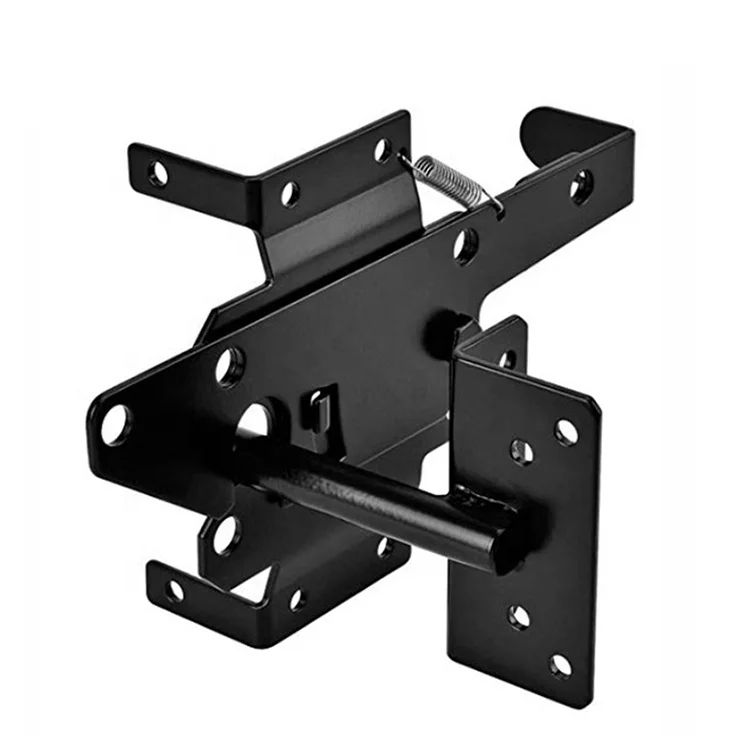 

OEM ODM Hardware Accessories Black PVC Vinyl Fence Gate Latch