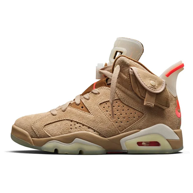 

6 Retro ts British Khaki men women sneakers fashion casual sports shoes basketball shoes