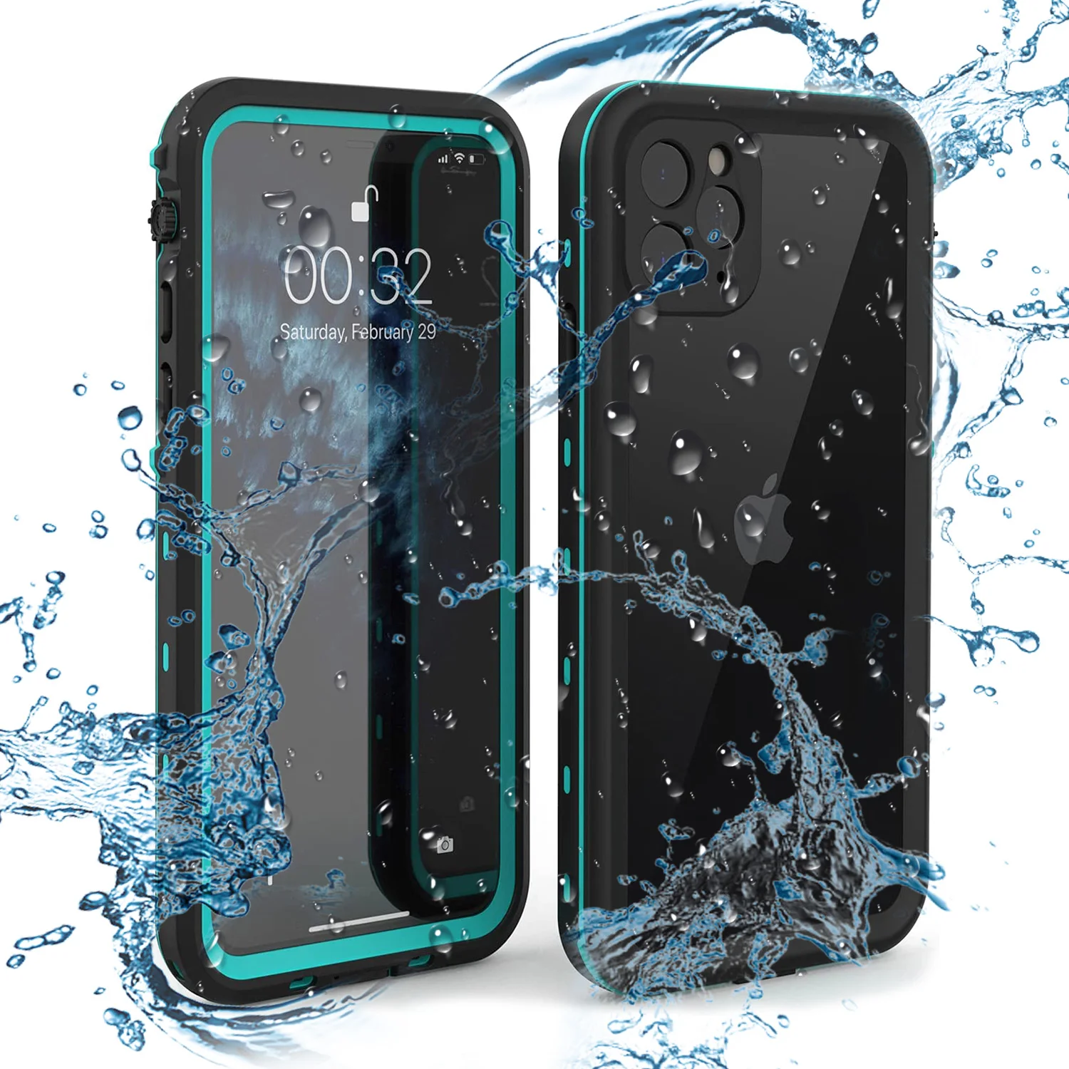 

Waterproof Phone Case for iphone11 pro max Shockproof, Dustproof Full Body Protection Cover TPU Rugged Bumper Underwater Case
