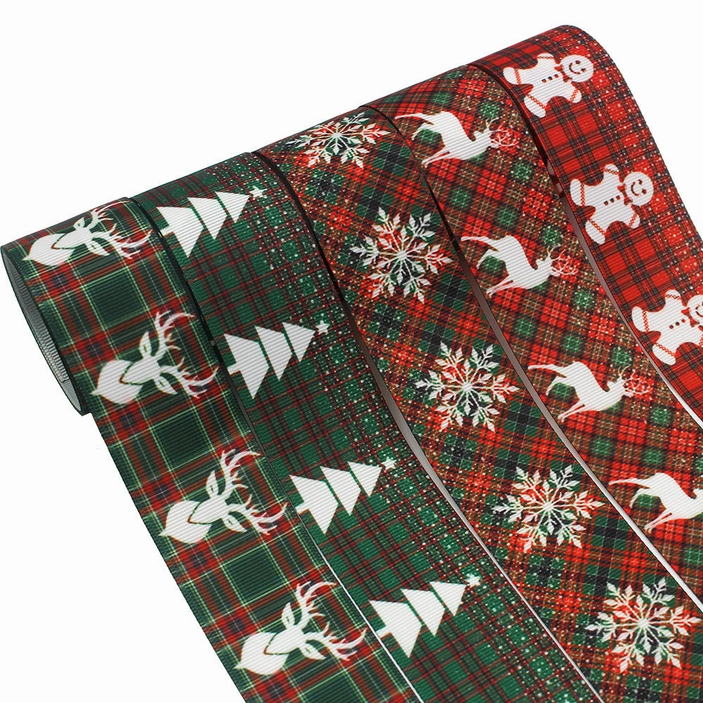 

Factory Cheap Single Face Satin Grosgrain Ribbon For Christmas, 5 colors