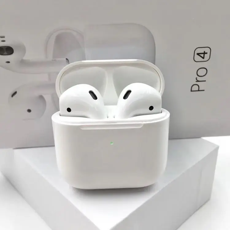 

Mini Pro 4 Airpodding TWS Wireless Headphones propro 4 airpodssion pro 4 mini Headset TWS Pro4 mini Earphone auricular pro 4, White