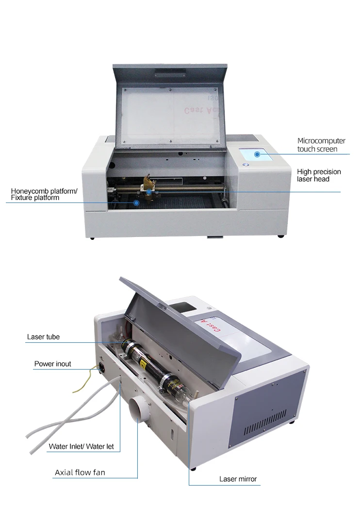 Co2 Laser Type And Laser Cutting Application Antishatter Mobile Tempered Glass Laser Cutting