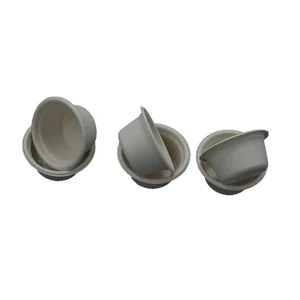 Image of Biodegrabable compostable sugarcane bassage pulp disposable paper cup 2 OZ