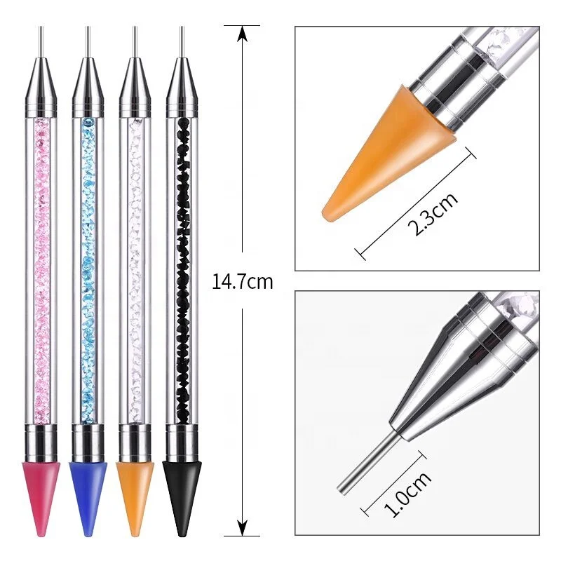 

two way diamond strass pick up pen Nail Art Rhinestone Pick up pen