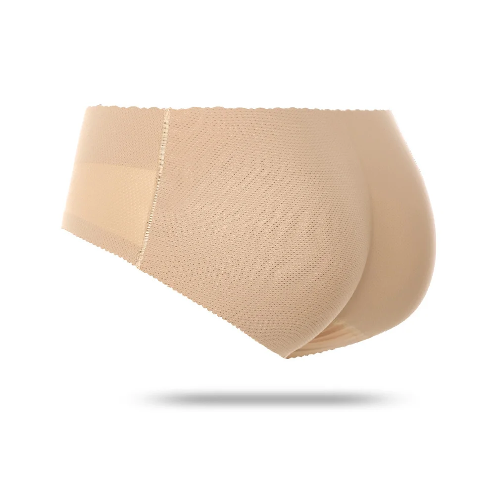 

Beige one piece hips and buttocks pad fake butt ass underwear women breathable hip carry buttock underwear, Black, beige