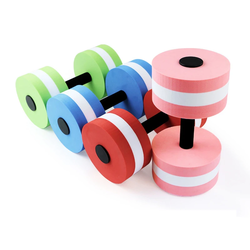 

Water aerobics children's fitness equipment EVA Foam Water Dumbbells, Blue,green,red,macaron pink