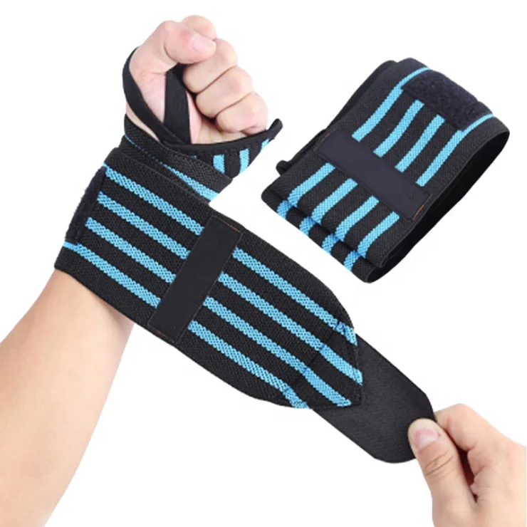 

Wholesale Fitness Wrist Cuff Custom Logo Powerlifting Wrist Wraps Gym Weightlifting Straps