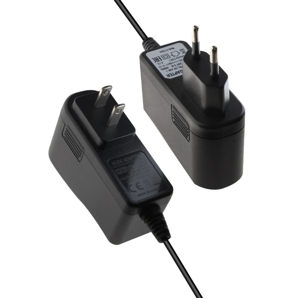 

AC DC Adapter 12V Power Adaptor 5V 0.5A 1A 1.5A 2A 2.5A 3A 5v1a 5v2a Black Wall Charger Power Supply