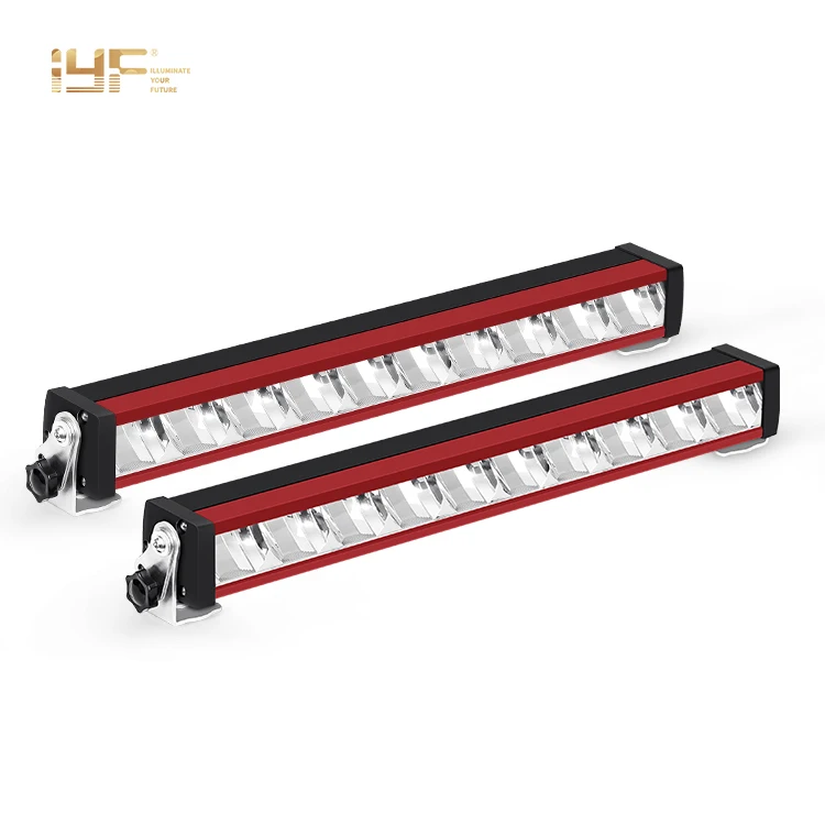 Car Accessories led light bar single row with reflectors Auxiliary lights