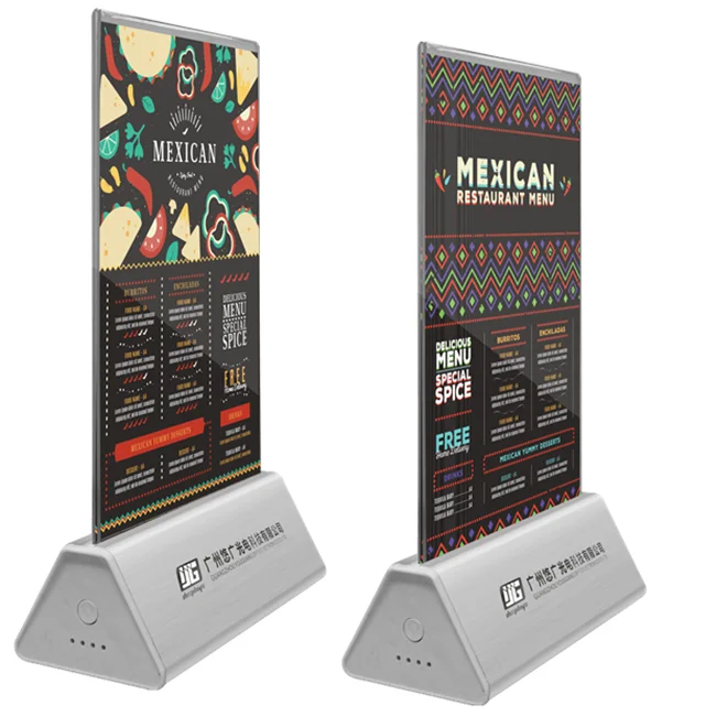 

Hot sale coffee shop billboard charging base desktop sharing charging treasure