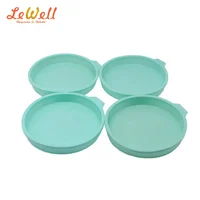 

6-inch 4Pcs Non-Stick round Rainbow Cake Bakeware Layers cake Pans Set cake silicone mold (SET OF 4)