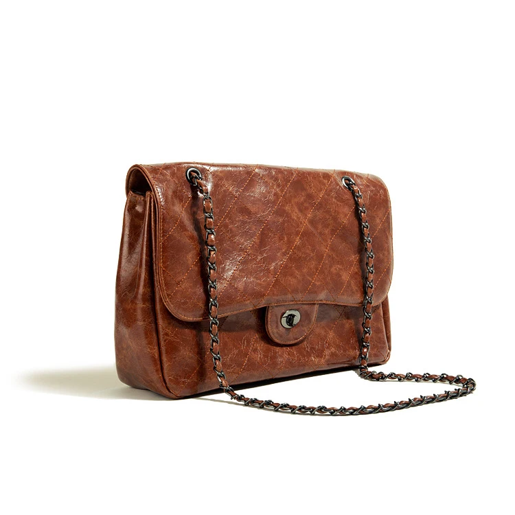 

Diamond Pattern Retro Ladies Shoulder Bag PU Ladies Underarm Tote Bag Ladies Handbag