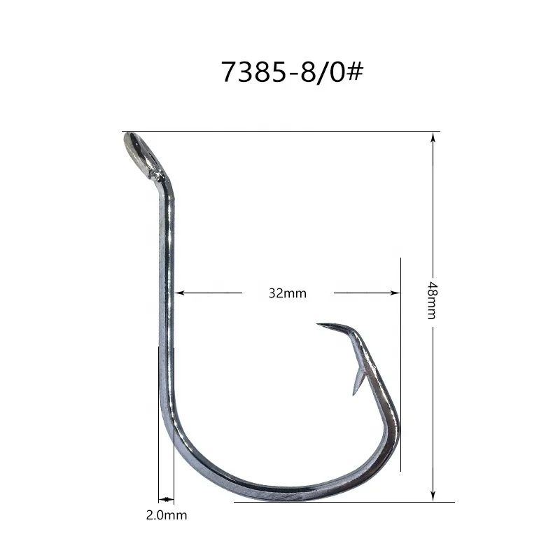 

Hot sale 7384 7385 high strength and strong corrosion resistance stainless steel fish hooks sport circle hook