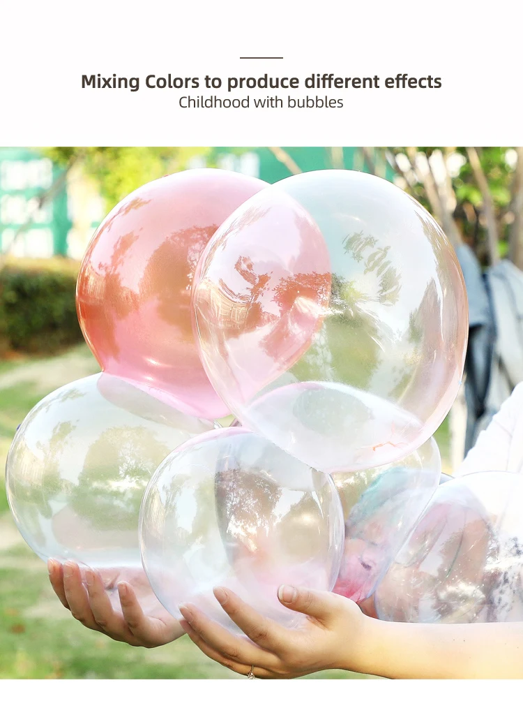 Red Magic Plastic Balloons Modelling Inflating Bubble Sculpting Toy New