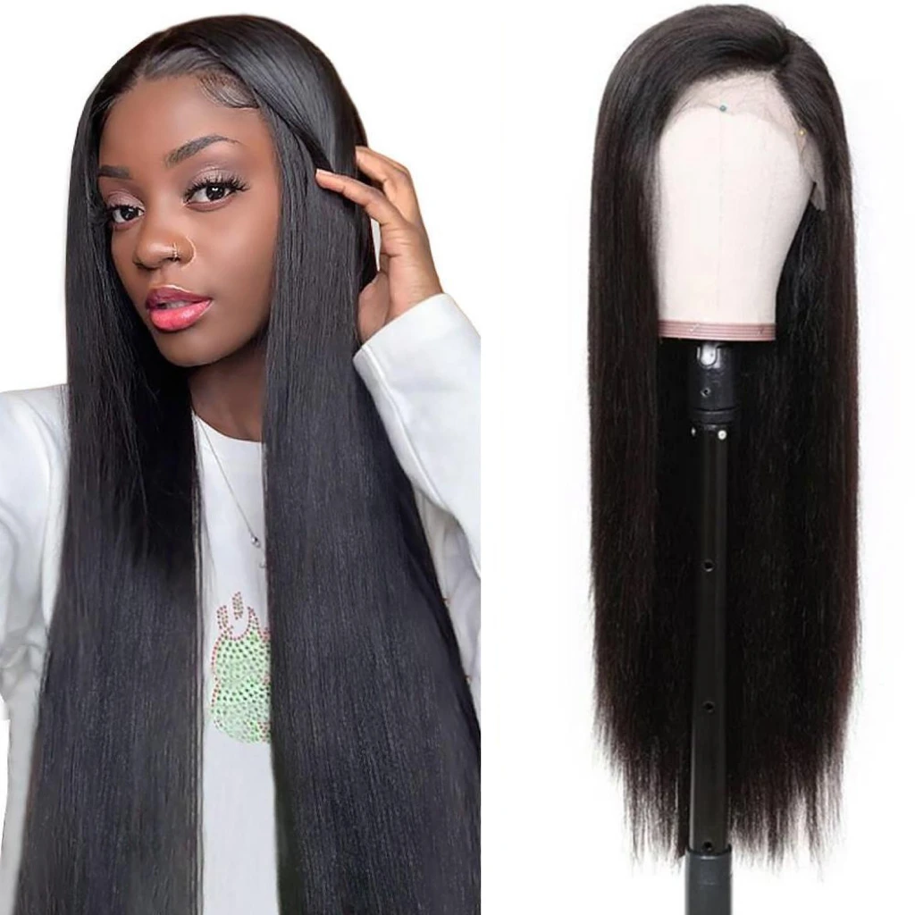 

No Odor Wigs Human Hair Lace Front Brazilian 150% Density Bone Straight 13x4 Hd Lace Front Human Hair Lace Wig