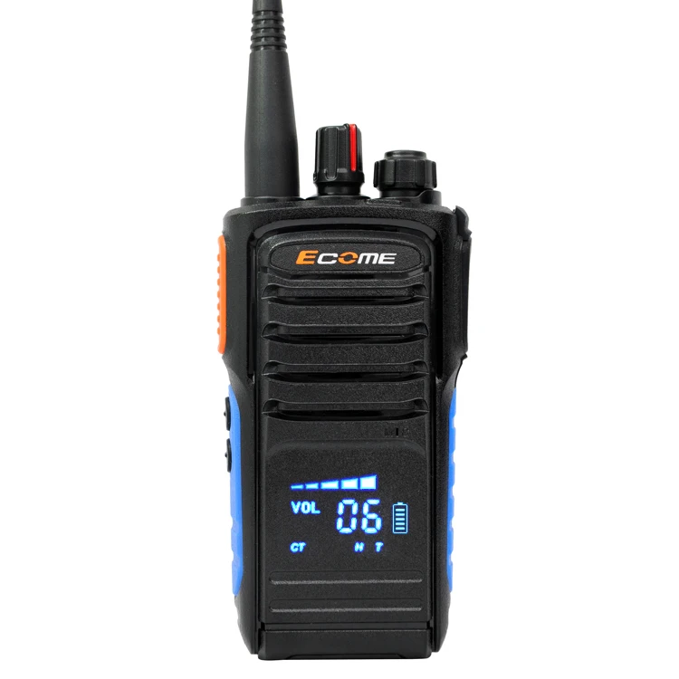 

Long range Ecome ET-980 light display ptt wireless walkie talkie for outdoor