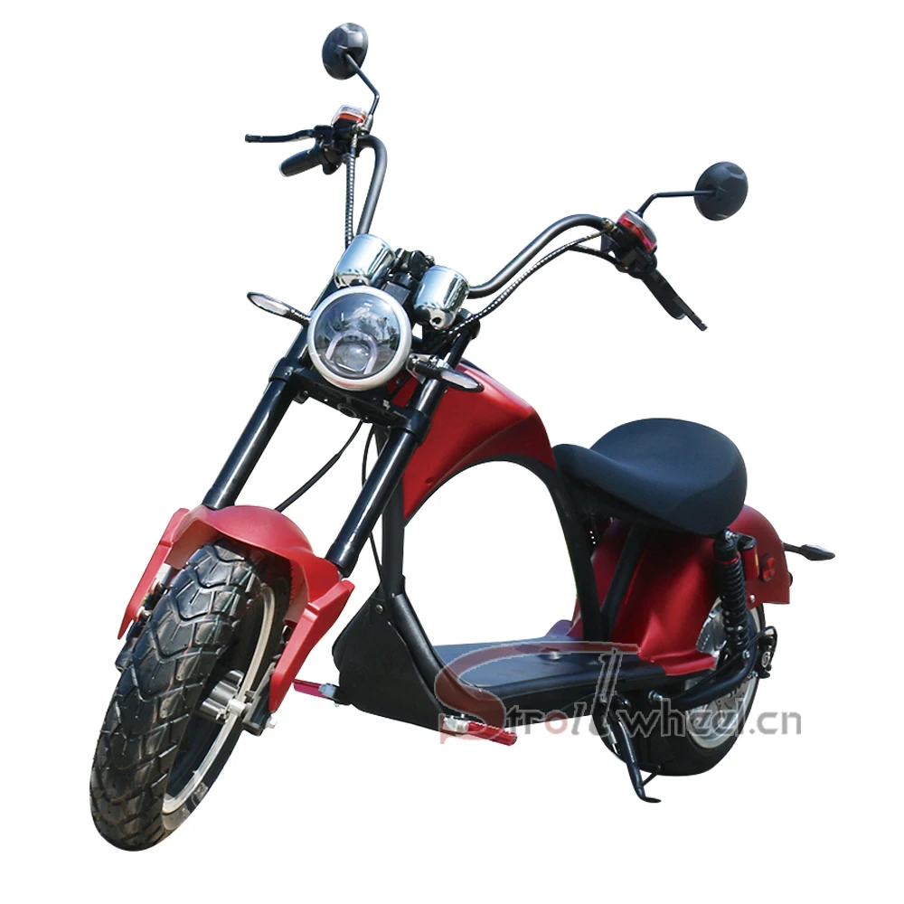 

2021 new style fat tire electric scooter citycoco 2000w eec coc e scooter 2000W 3000W electric motorcycle EEC COC approved, Matte red, matte black, matte gree,british flag, yellow