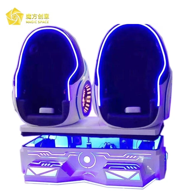 

With Big Screen 2 Seats 9D VR Egg Cinema 9d VR Pods For Hot Selling
