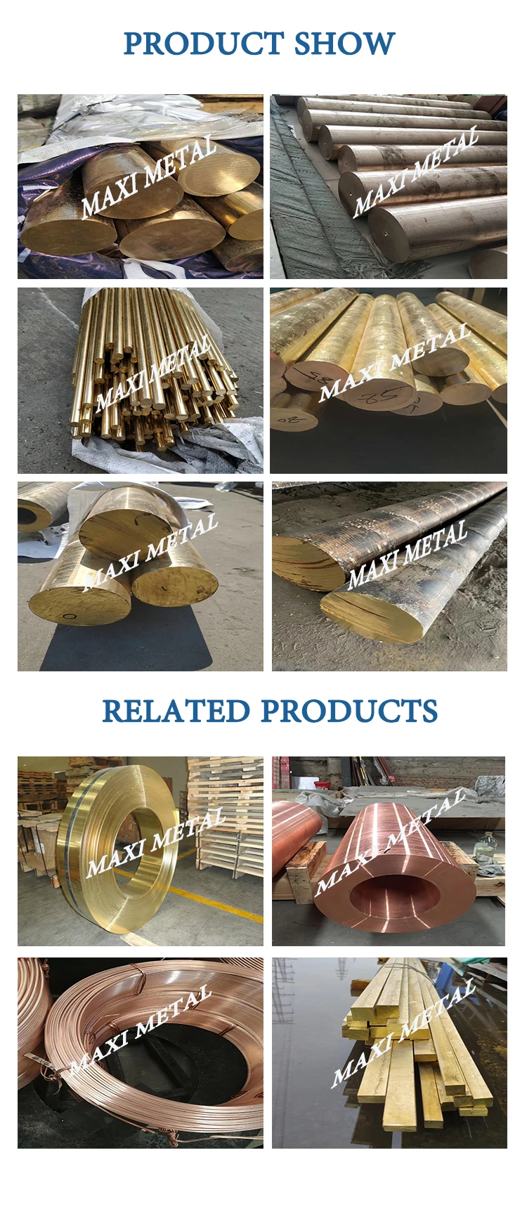 High Tin Bronze Bars Cast Tin Bronze Bars Cusn8 C95400 C83600 C93200 ...