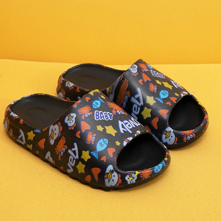 

Black White Fancy Man Outdoor Slide Footwear Latest Lady Eva Slipper Shoes And Sandal, Customized color