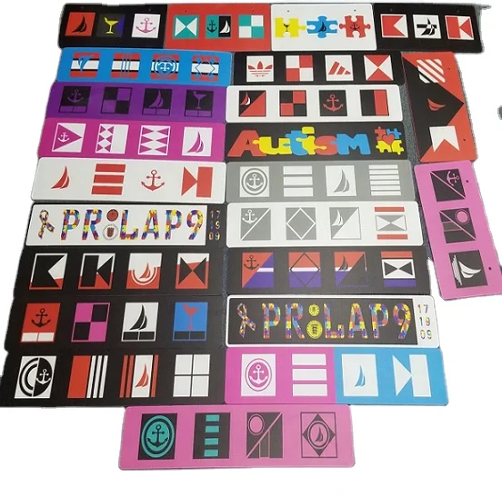 
Custom USA Car Logo License Number Plate Colored Nautical License Plate Wholesaler 