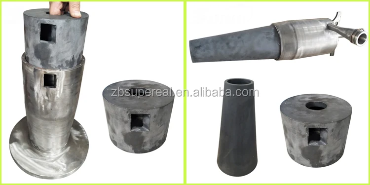 Silicon Carbide Wear Ceramic Lining Tubes / Parts