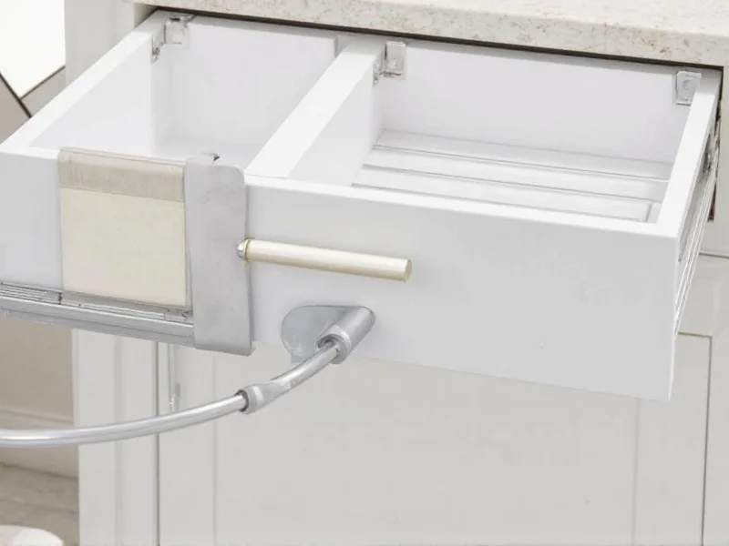 Magnetic adjustable drawer divider system