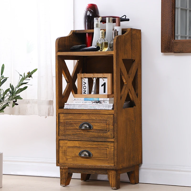 
High quality new design wooden storage barber cabinet furniture 