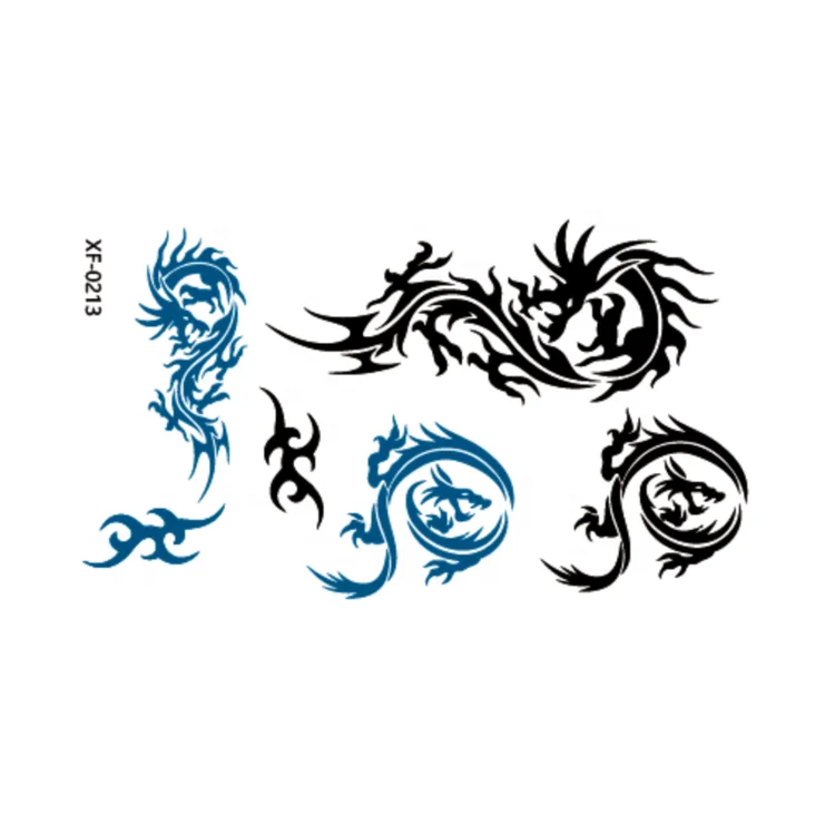 

Custom Water Transfer Paper Waterproof Temporary Tattoo Sticker, Color/black