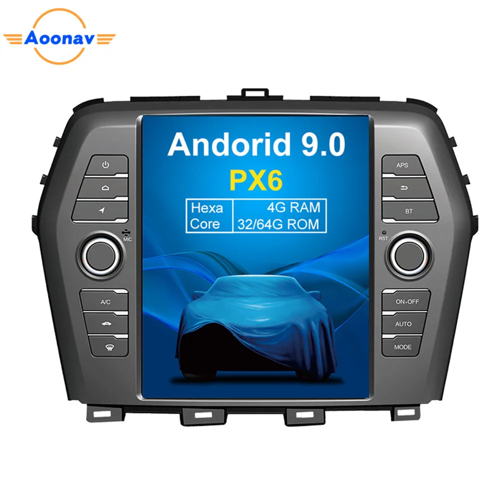 

AOONAV Car GPS Video For Nissan Maxima 2016-2018 car GPS Navigation Multimedia Player Adapt air condition car GPS radio, Black